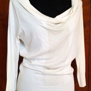 Womans New York and Company size M  Ivory sweater